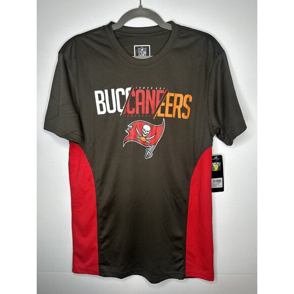 Tampa Bay Buccaneers Athletic T Shirt Breathable New Men's Medium $40 MSRP - Picture 1 of 4
